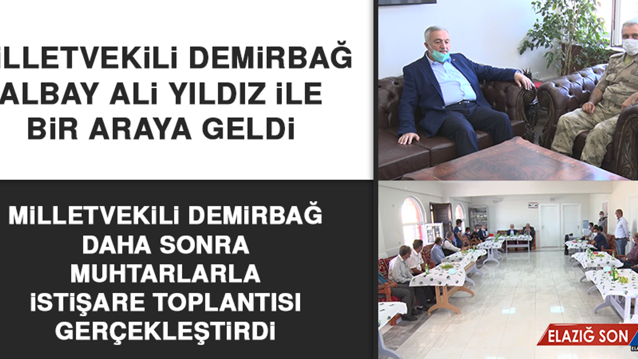 Milletvekili Demirbağ, Ziyaretlerine Bugün de Devam Etti