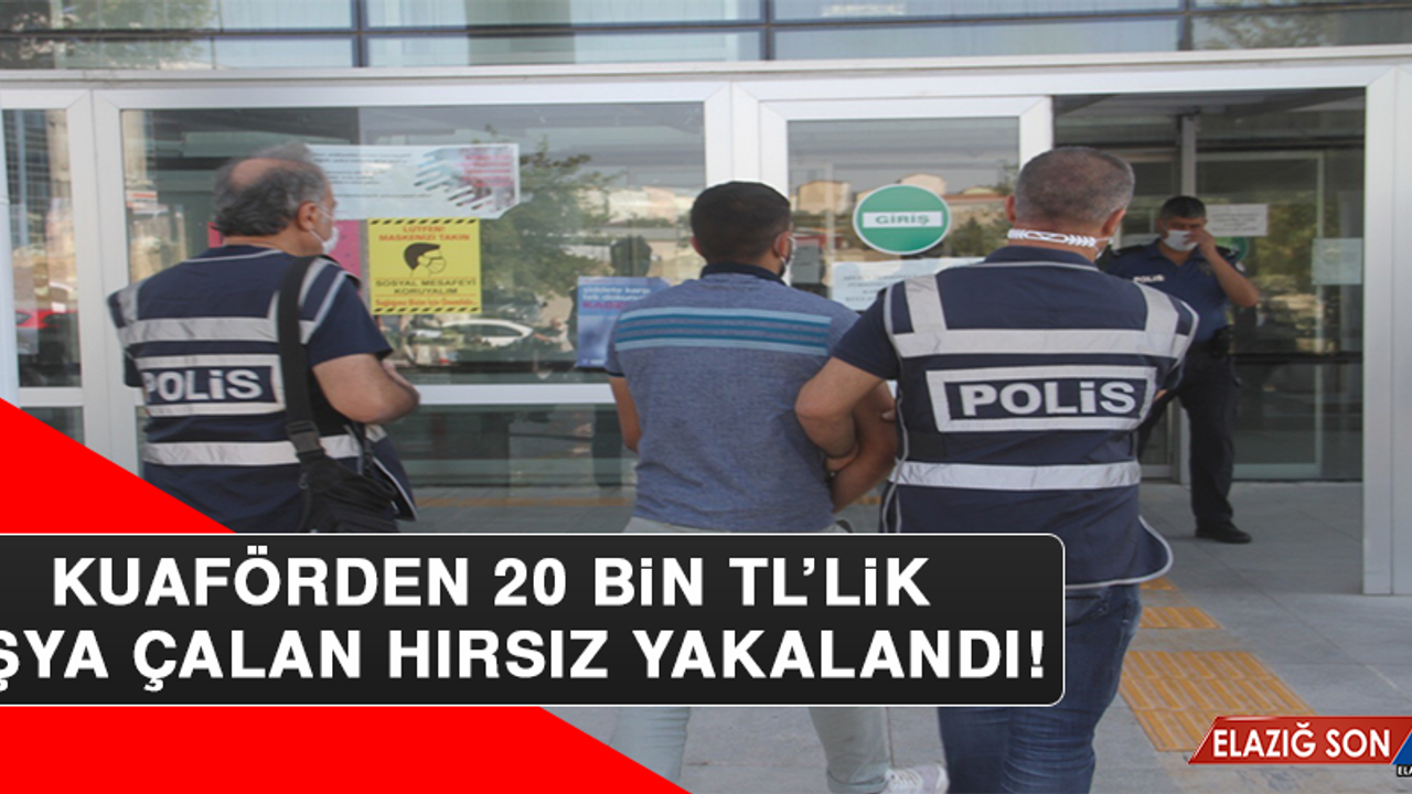 Hırsız Kuaföre Girdi, Ne Bulduysa Çaldı Ama Yakalanmaktan Kurtulamadı