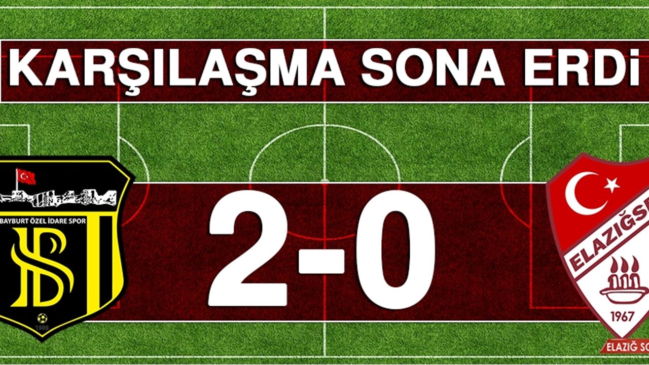 Bayburt Özel İdarespor - Elazığspor Karşılaşması