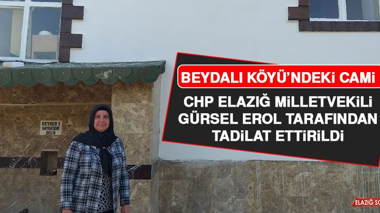 Beydalı Köyü Camisi Milletvekili Erol Tarafından Tadilat Ettirildi