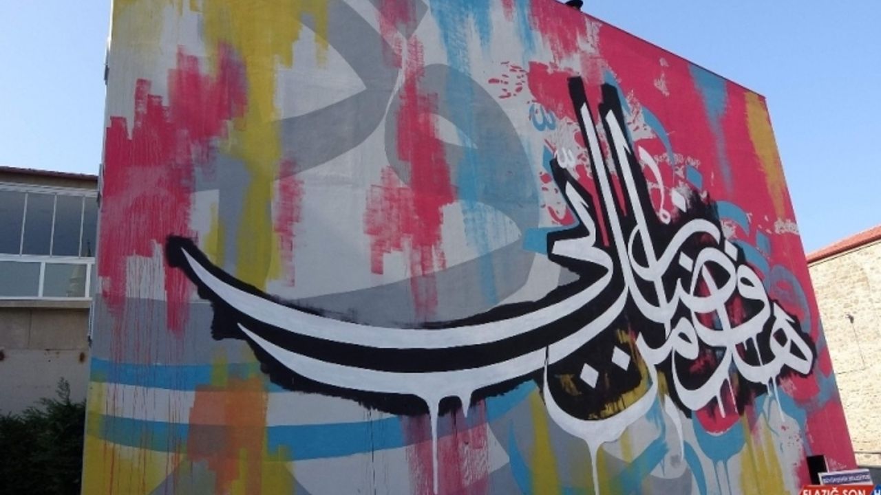 Geleneksel hat sanatı ile grafiti sanatı dünyada ilk kez Trabzon’da uygulandı