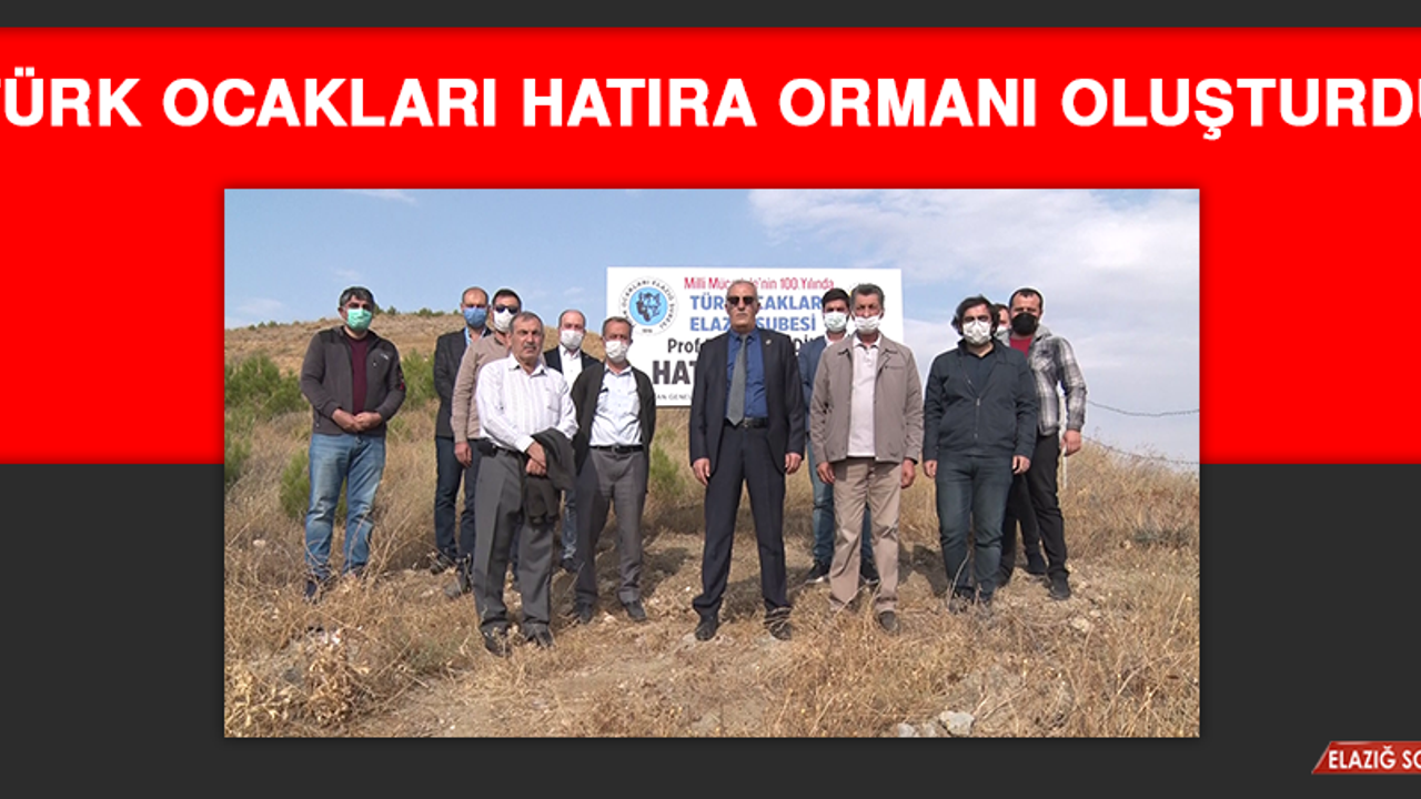 Türk Ocakları Hatıra Ormanı Oluşturdu