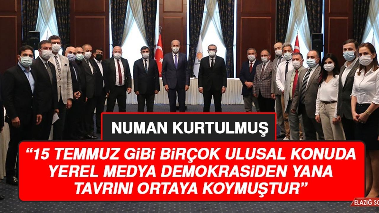 Yerel Medyanın Sorunları Numan Kurtulmuş ve Mahir Ünal'a İletildi