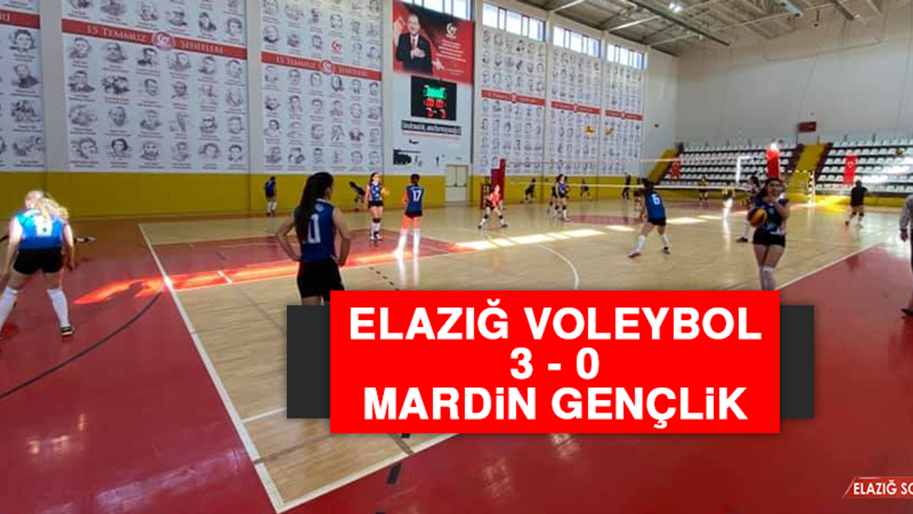 Elazığ Voleybol 3 - 0 Mardin Gençlik