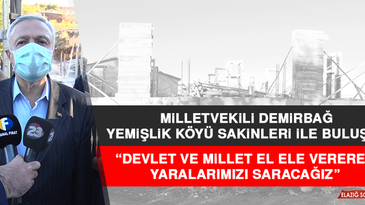 Milletvekili Demirbağ, Yemişlik Köyü Sakinleri İle Buluştu
