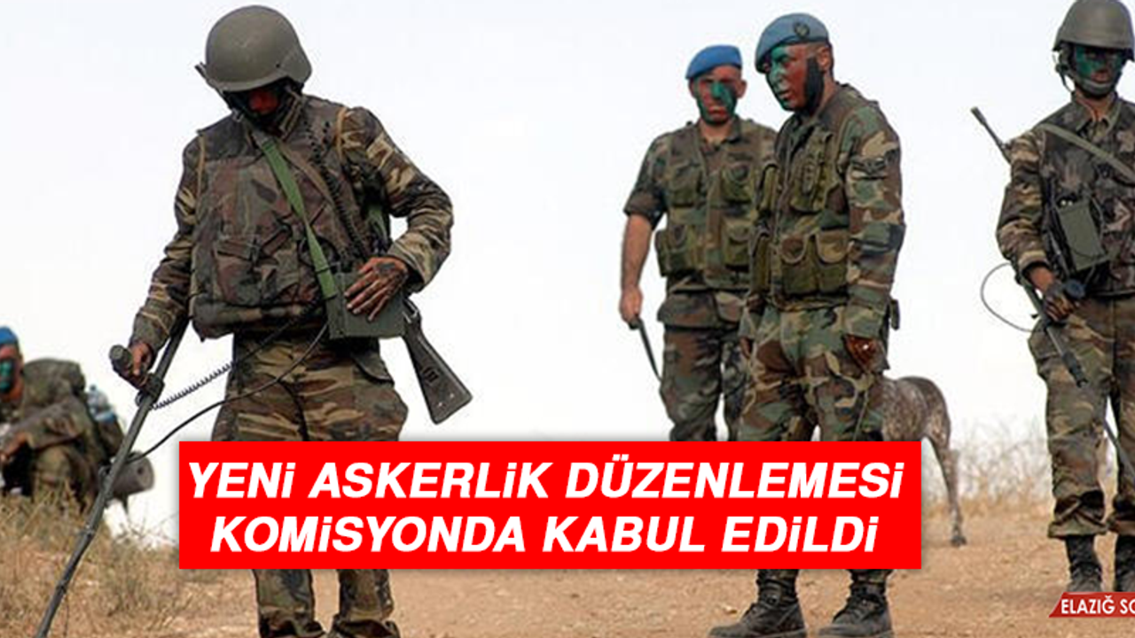 Yeni Askerlik Düzenlemesi Komisyonda Kabul Edildi