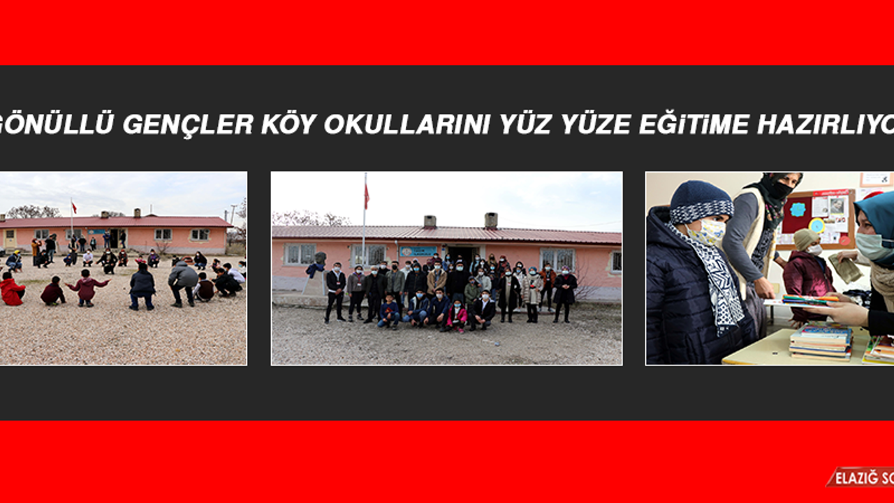 Gönüllü Gençler Köy Okullarını Yüz Yüze Eğitime Hazırlıyor