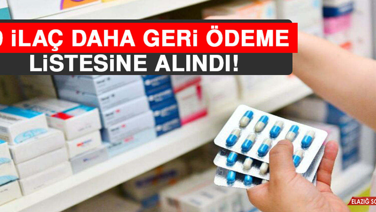 29 İlaç Daha Geri Ödeme Listesine Alındı!