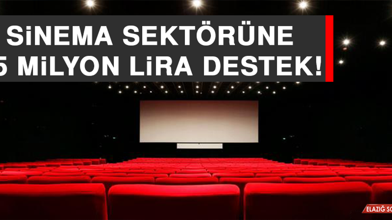 Bakanlıktan Sinema Sektörüne 25 Milyon Lira Destek!