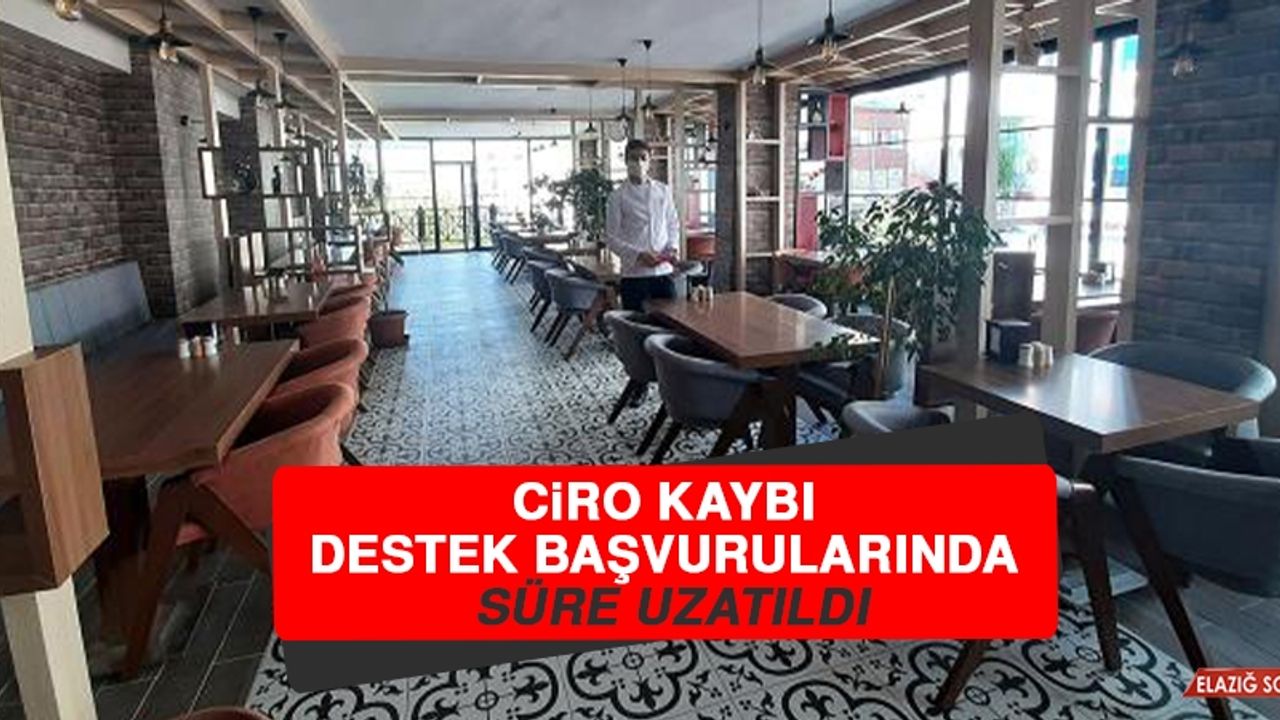 Ciro Kaybı Destek Başvurularında Süre Uzatıldı