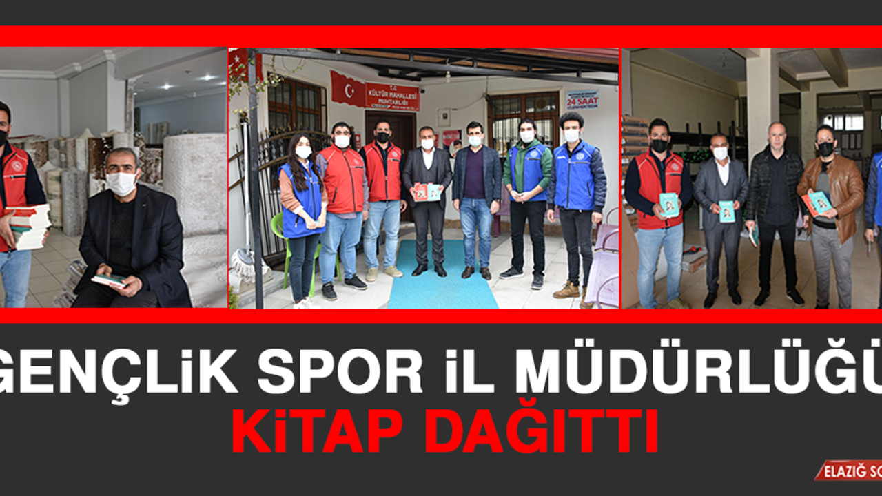 Gençlik Spor İl Müdürlüğü Kitap Dağıttı