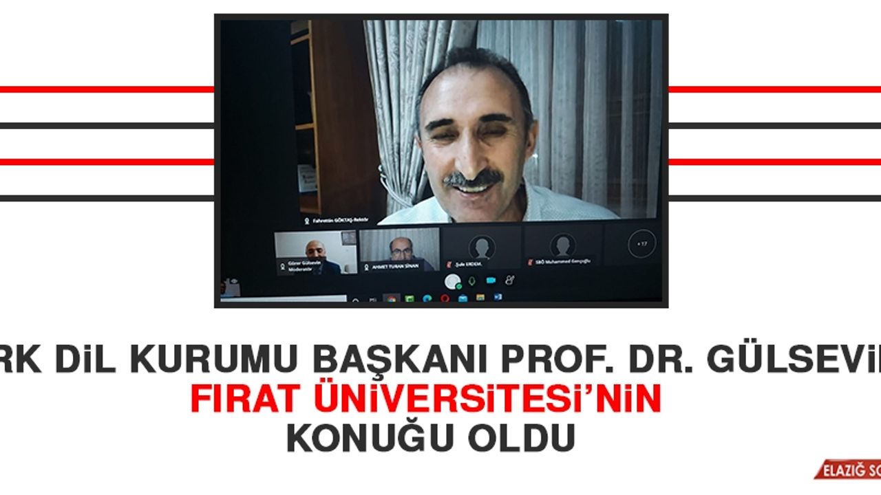 Türk Dil Kurumu Başkanı Prof. Dr. Gülsevin Fırat Üniversitesi’nin Konuğu Oldu