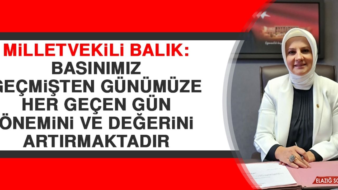 Balık: Basınımız Geçmişten Günümüze Her Geçen Gün Önemini ve Değerini Artırmaktadır