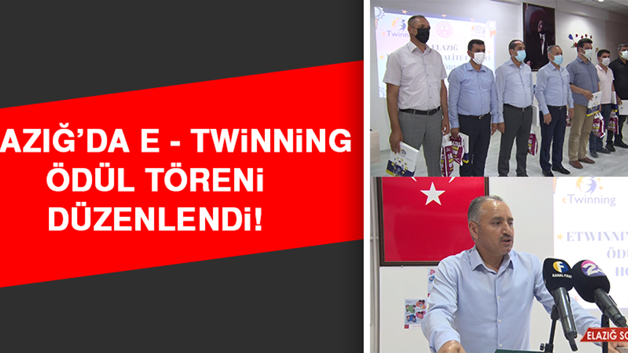 E - Twinning Ödül Töreni Düzenlendi