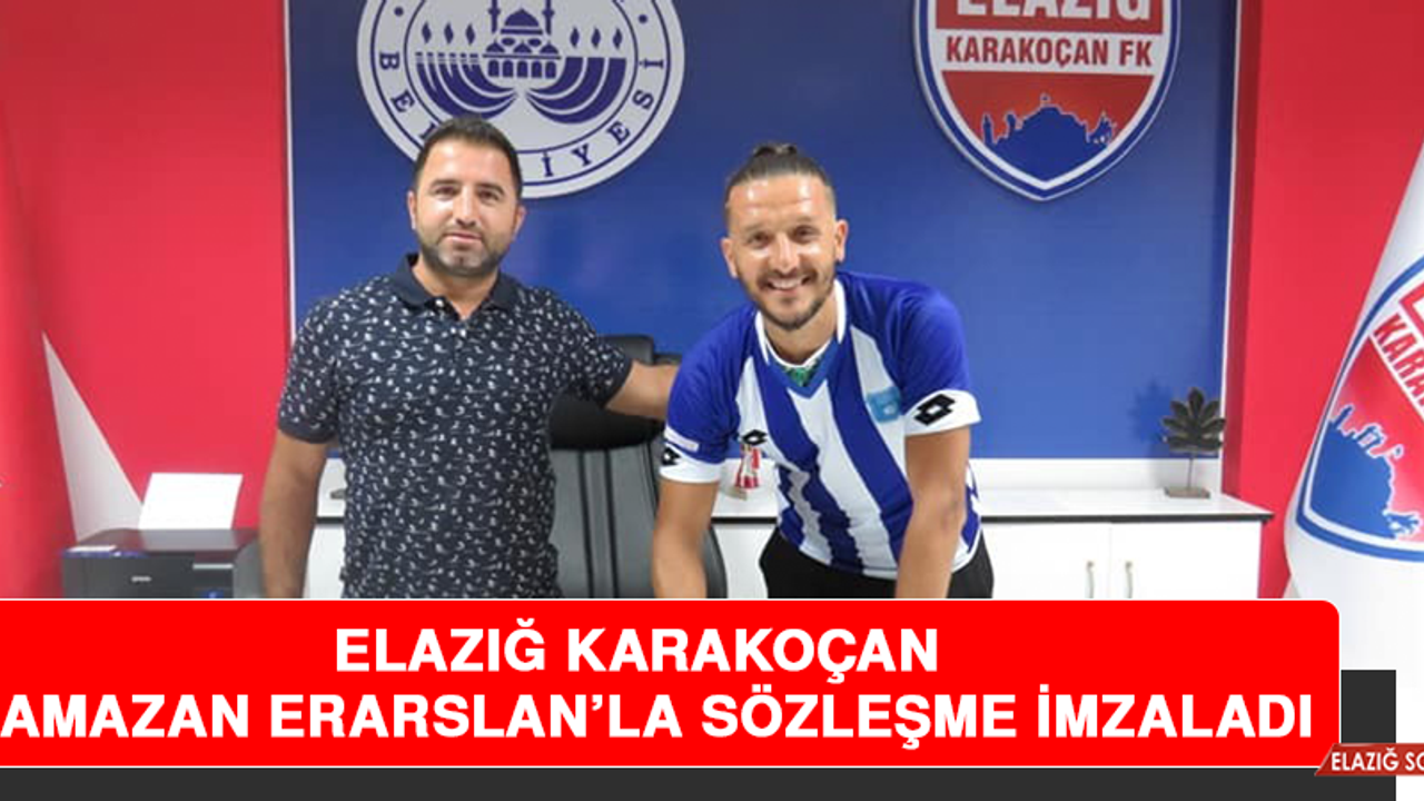 Elazığ Karakoçan, Ramazan Erarslan’la Sözleşme İmzaladı