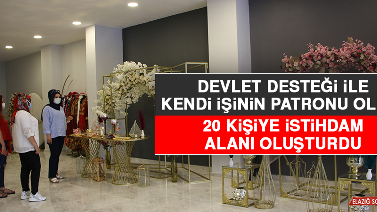 Devlet Desteği İle Kendi İşinin Patronu Oldu, 20 Kişiye İstihdam Alanı Oluşturdu