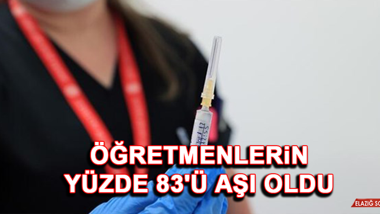 Öğretmenlerin Yüzde 83'ü Aşı Oldu