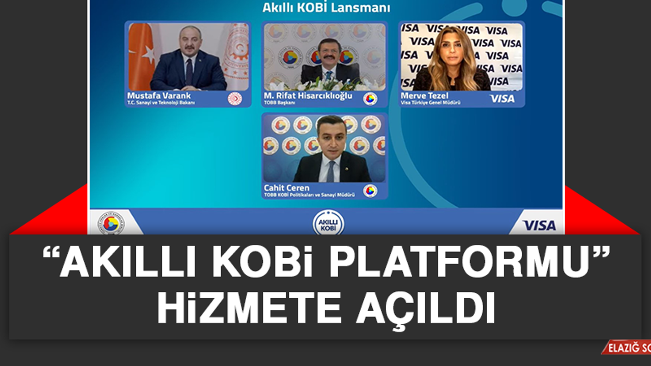 “Akıllı Kobi Platformu” Hizmete Açıldı