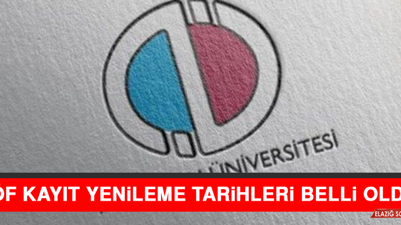 AÖF Kayıt Yenileme Tarihleri Belli Oldu! 2021-2022 AÖF Kayıt Yenileme Ne Zaman Nasıl Yapılacak?