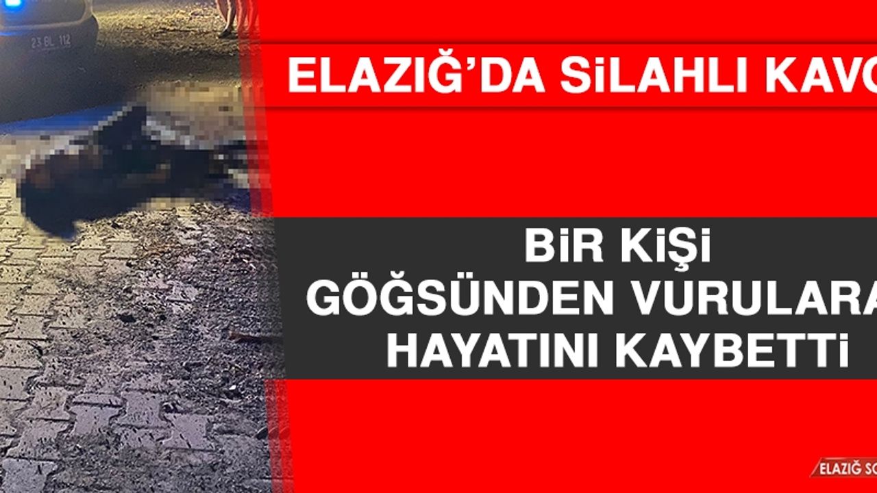Bir Kişi Göğsünden Vurularak Hayatını Kaybetti
