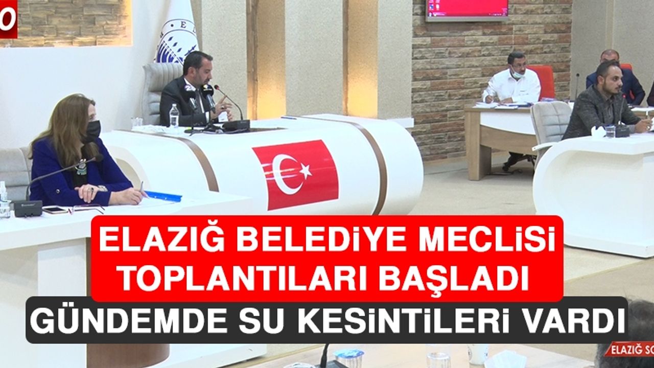 Belediye Meclisinin Gündeminde Su Kesintileri Vardı
