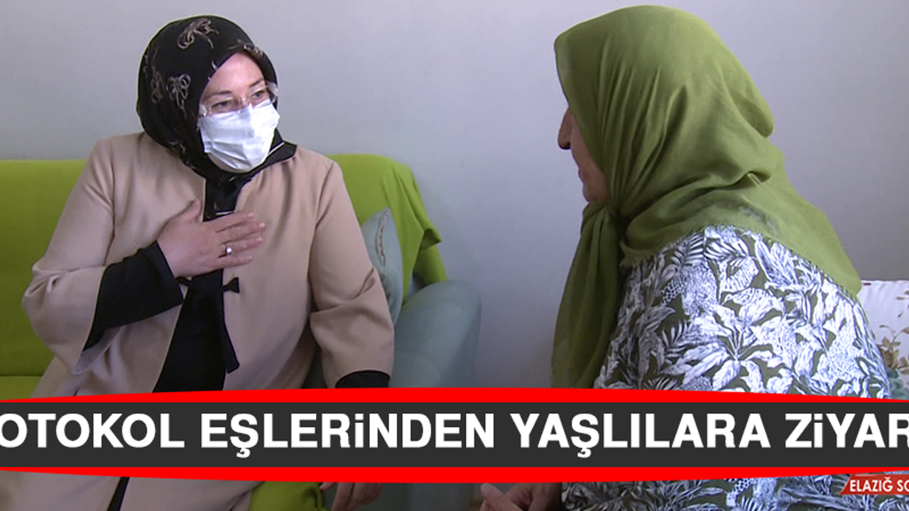 Protokol Eşlerinden Yaşlılara Ziyaret