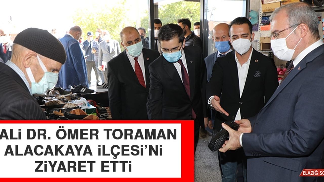 Vali Dr. Ömer Toraman Alacakaya İlçesi’ni Ziyaret Etti