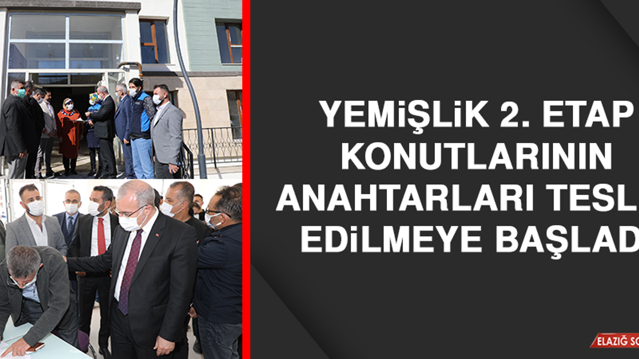 Yemişlik 2. Etap Konutlarının Anahtarları Teslim Edilmeye Başladı