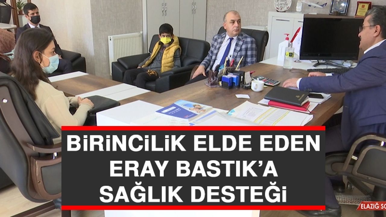 Birincilik Elde Eden Bastık’a Sağlık Desteği