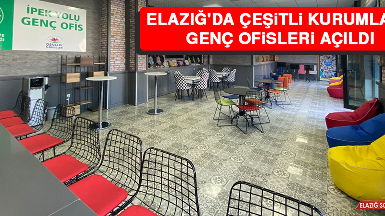 Elazığ'da Çeşitli Kurumlara Genç Ofisleri Açıldı