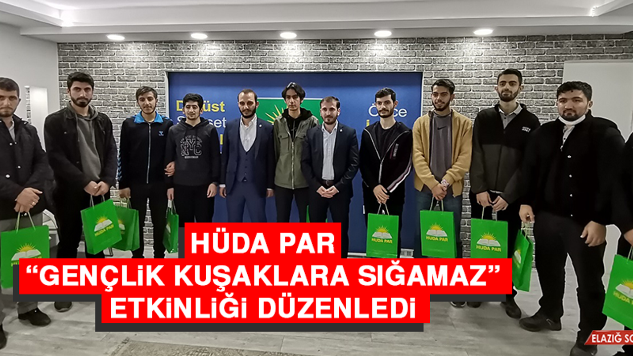 HÜDA PAR “Gençlik Kuşaklara Sığamaz” Etkinliği Düzenledi