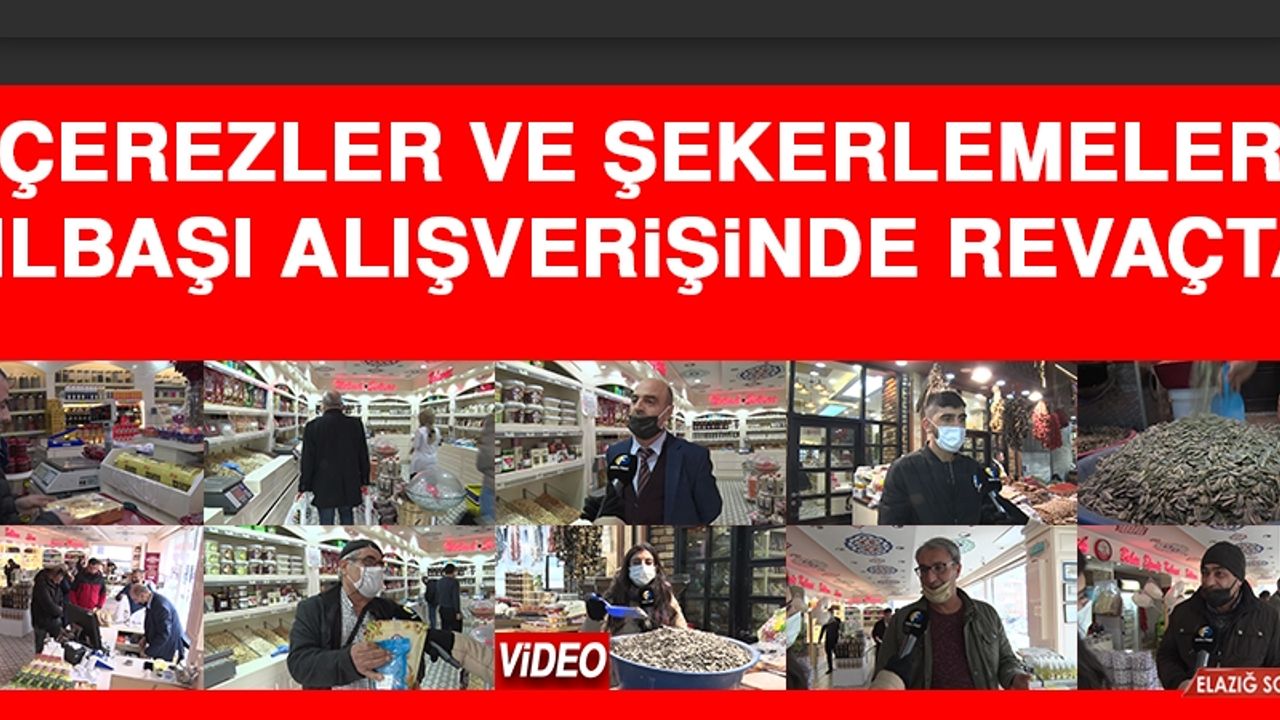 Çerezler ve Şekerlemeler Yılbaşı Alışverişinde Revaçta