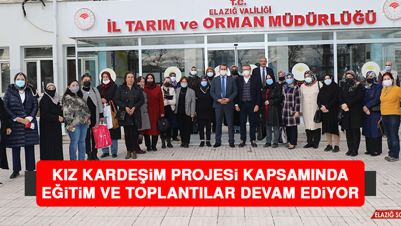 Kız Kardeşim Projesi Kapsamında Eğitim ve Toplantılar Devam Ediyor