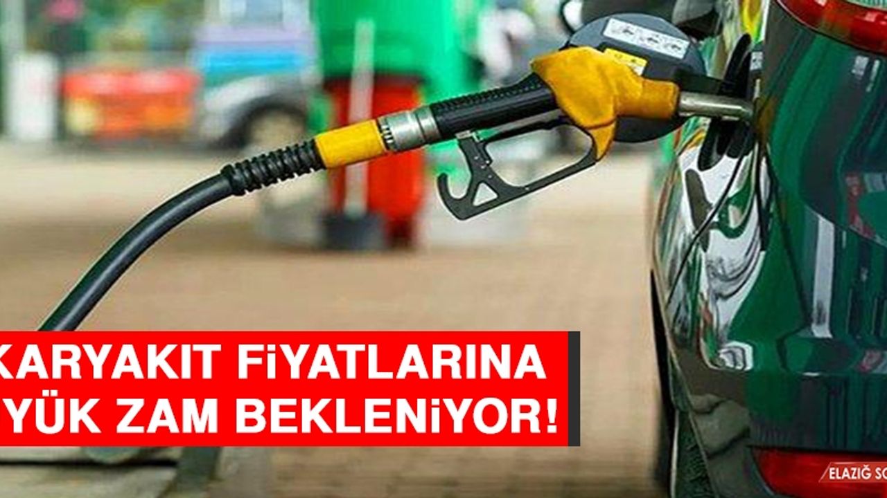 Akaryakıt Fiyatlarına Büyük Zam Bekleniyor