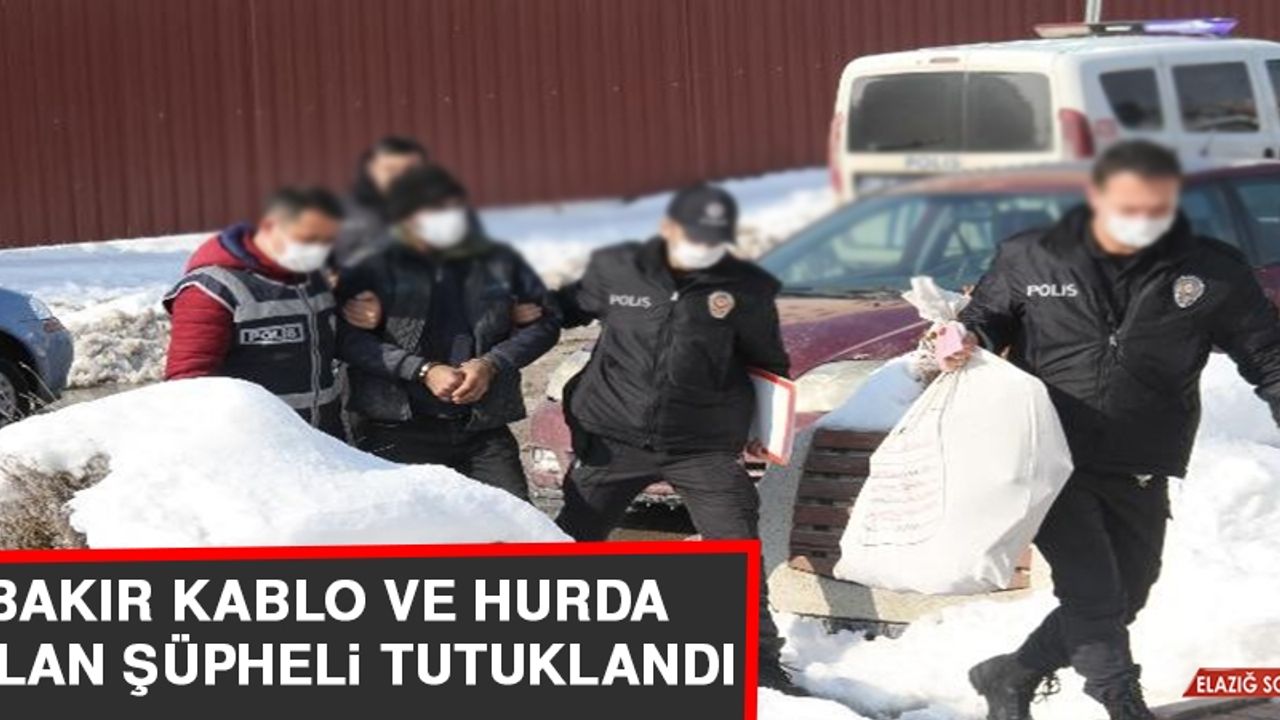 Binadan Bakır Kablo ve Hurda Çalan Şüpheli Tutuklandı