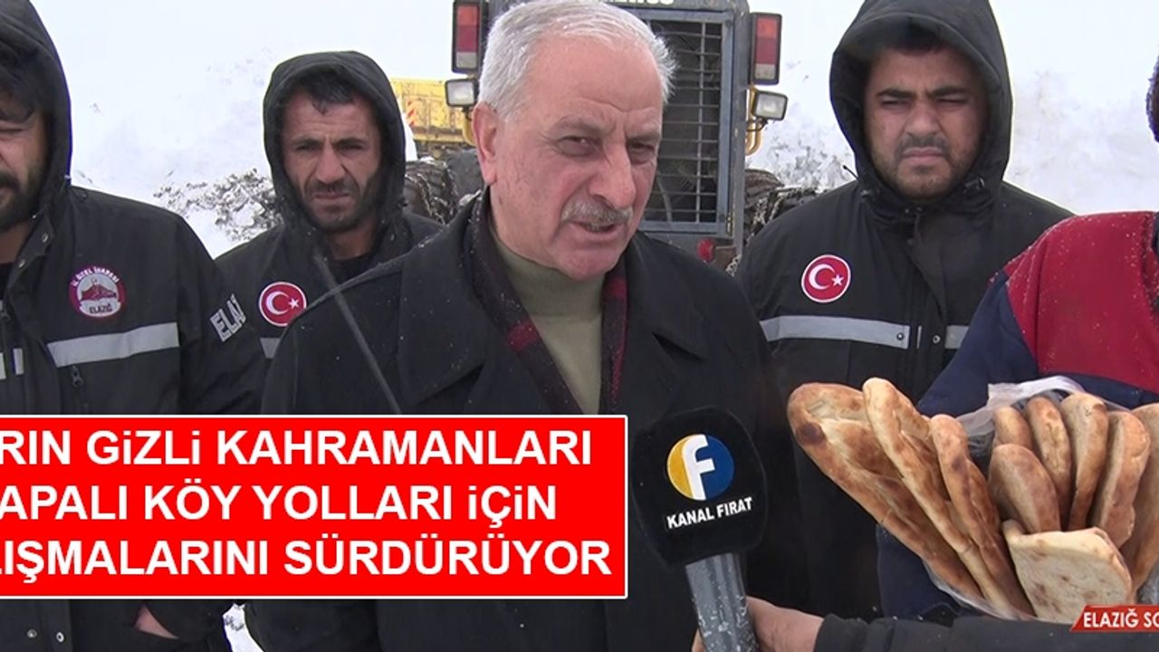 Karın Gizli Kahramanları, Kapalı Köy Yolları İçin Çalışmalarını Sürdürüyor