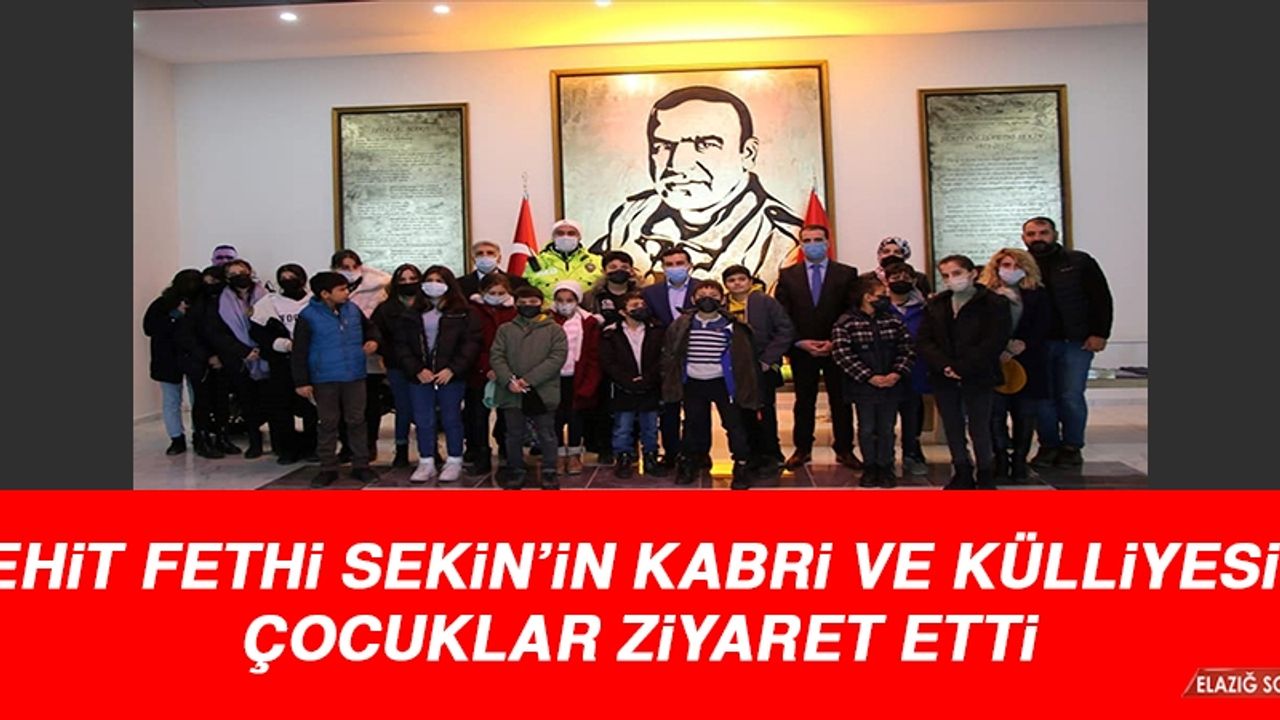 Şehit Fethi Sekin'in Kabri ve Külliyesini Çocuklar Ziyaret Etti