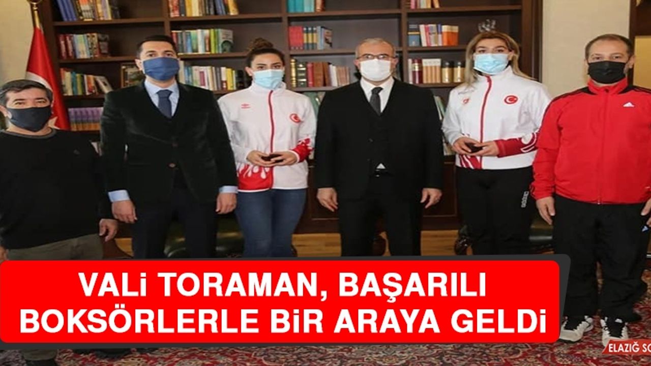 Vali Toraman Başarılı Boksörlerle Bir Araya Geldi