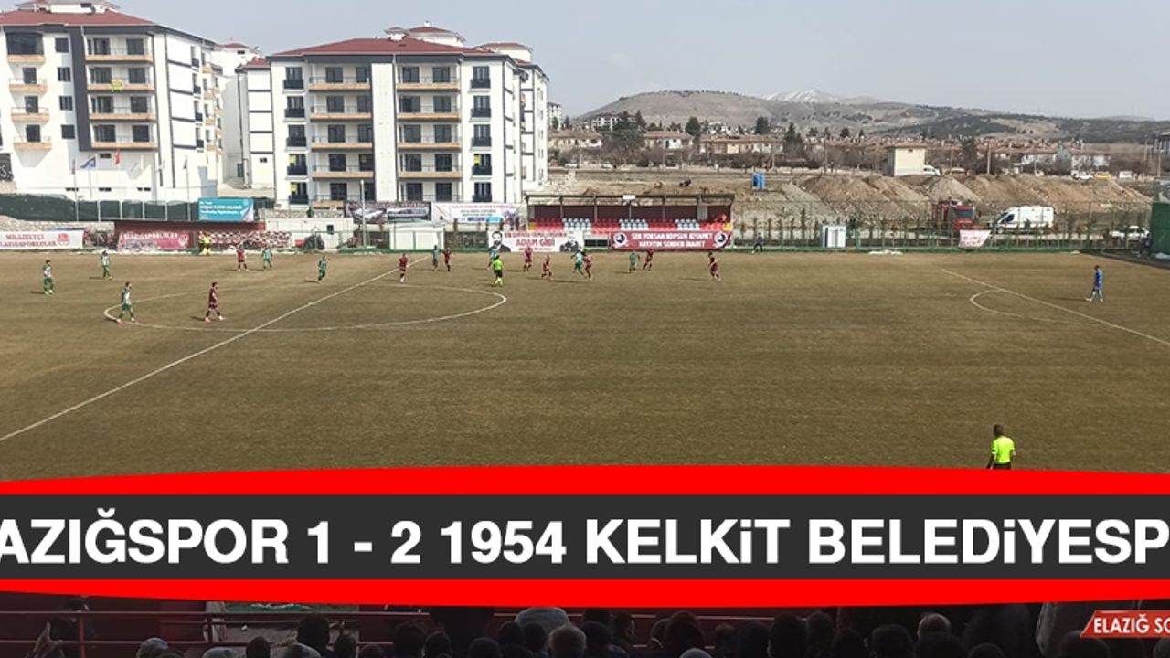 Elazığspor 1 - 2 1954 Kelkit Belediyespor