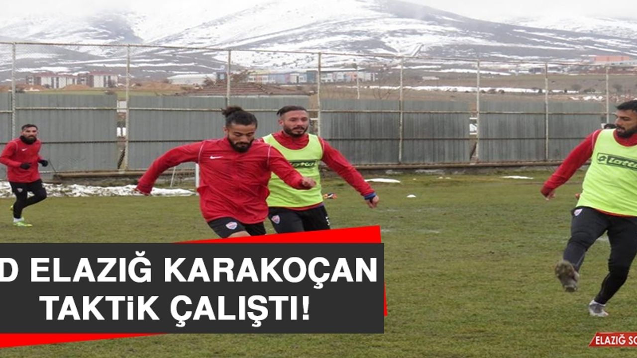 HD Elazığ Karakoçan Taktik Çalıştı