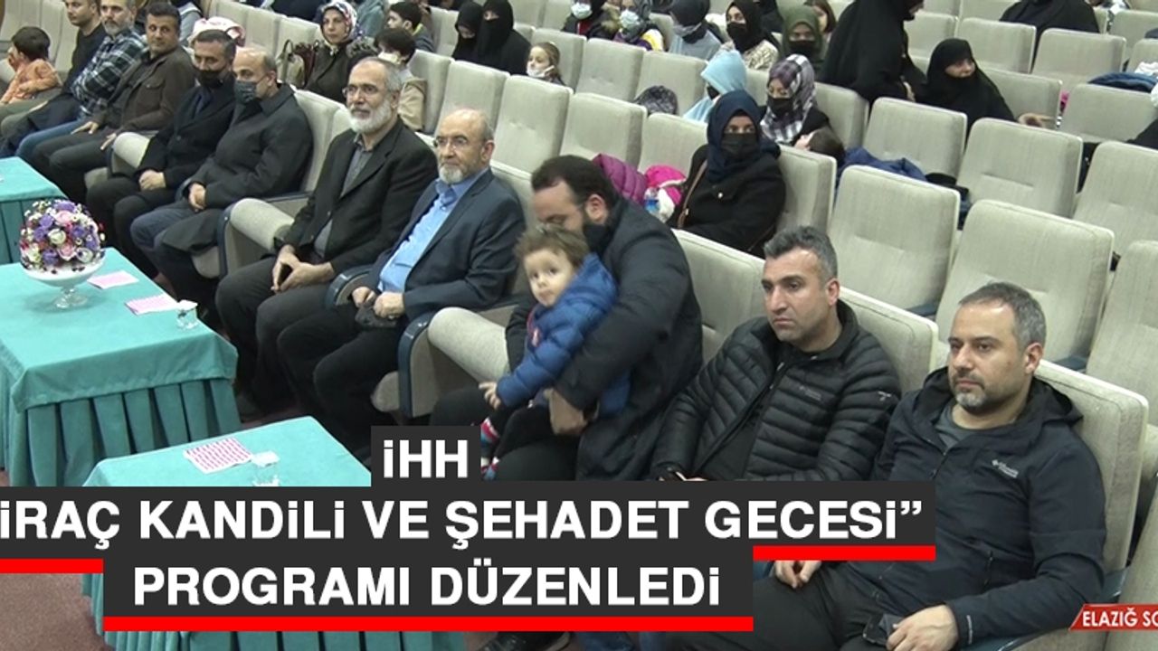 İHH “Miraç Kandili ve Şehadet Gecesi Programı Düzenledi