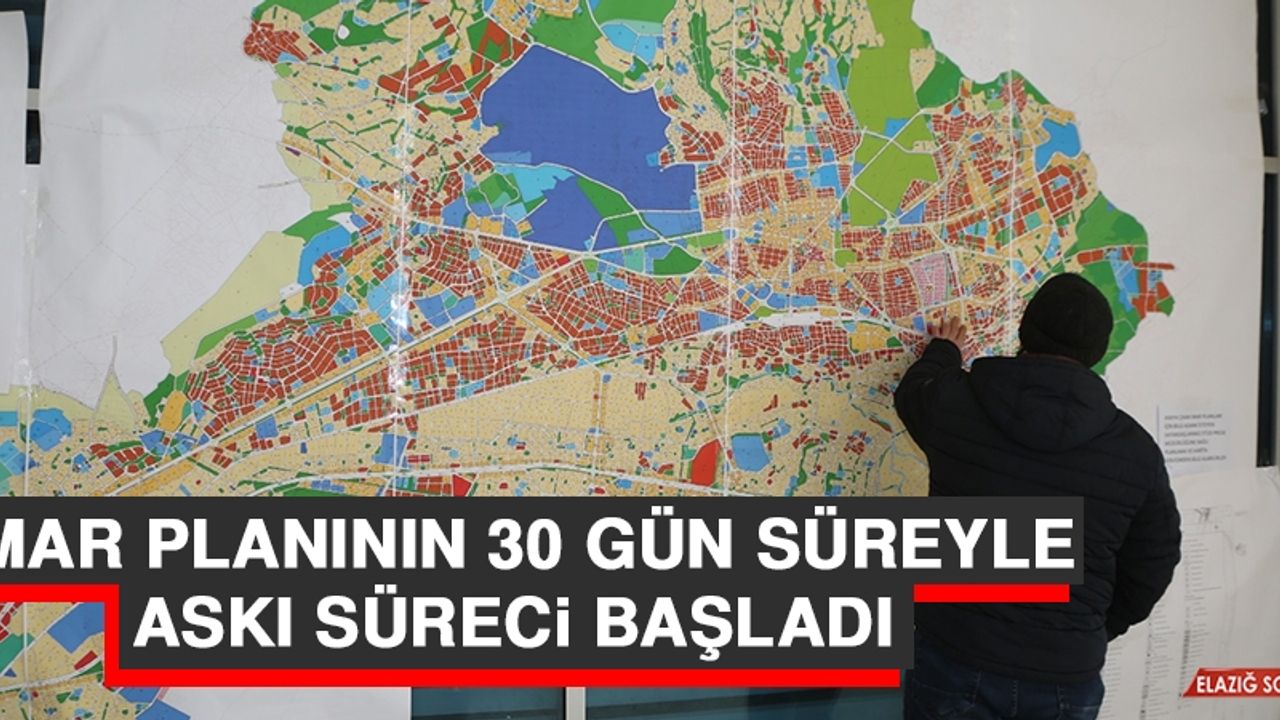İmar Planının 30 Gün Süreyle Askı Süreci Başladı
