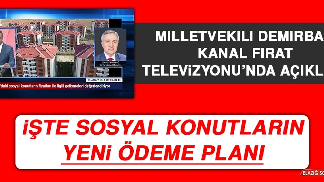 Milletvekili Demirbağ Sosyal Konutların Fiyatlarında İndirim Yapıldığını Açıkladı!