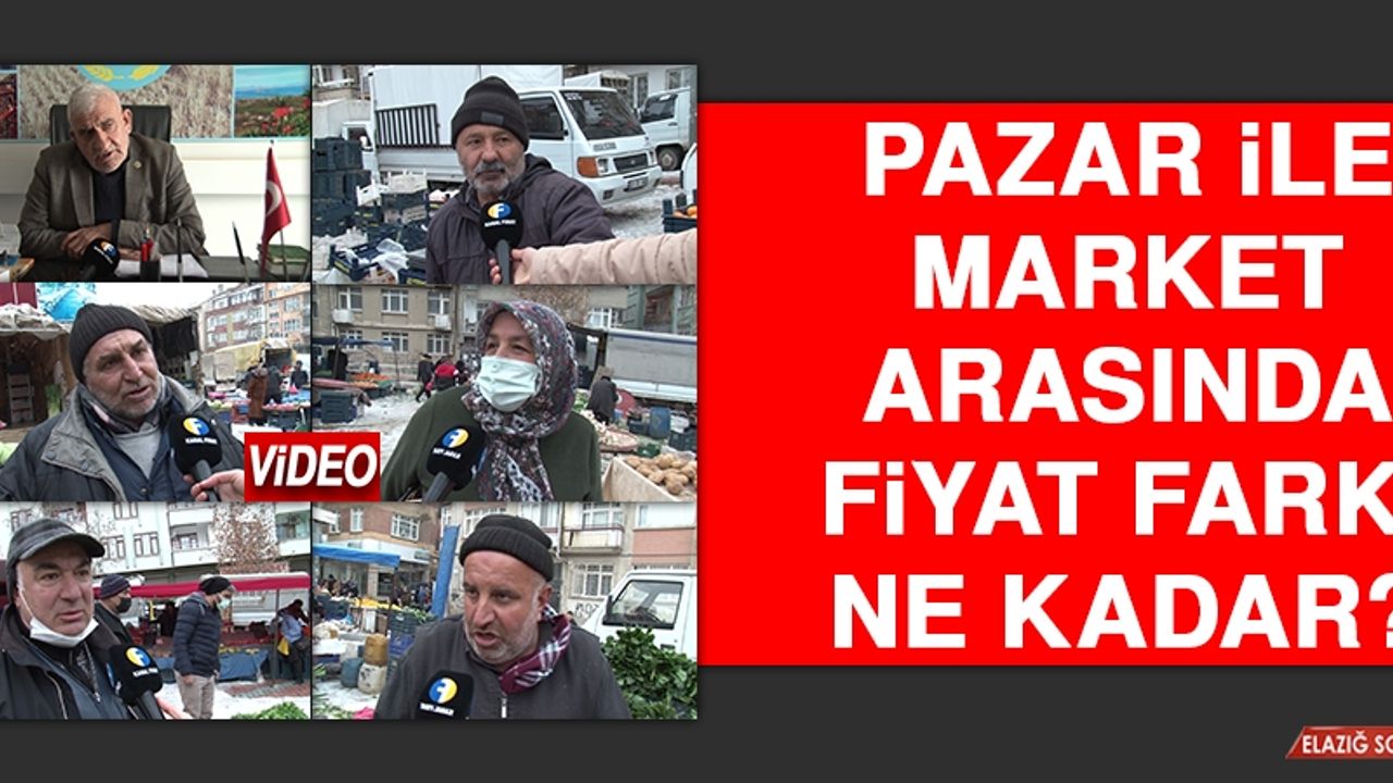 Pazar İle Market Arasında Fiyat Farkı Ne Kadar?