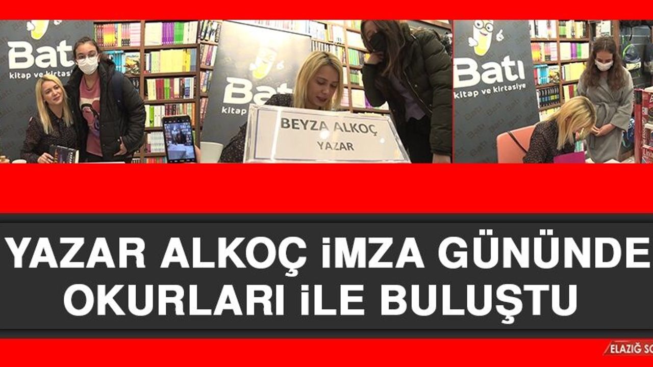 Yazar Alkoç İmza Gününde Okurları İle Buluştu