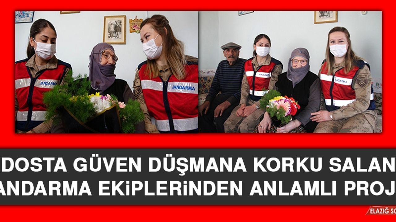 Dosta Güven Düşmana Korku Salan Jandarma Ekiplerinden Anlamlı Proje