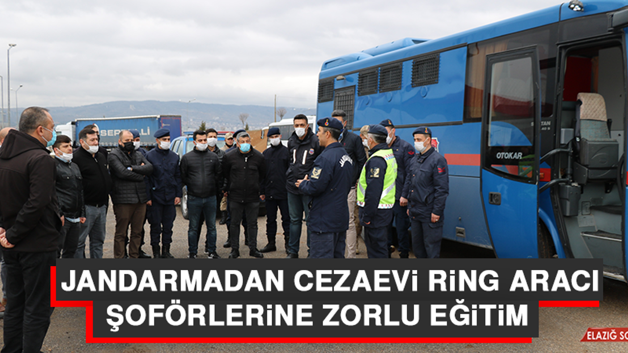 Jandarmadan Cezaevi Ring Aracı Şoförlerine Zorlu Eğitim  