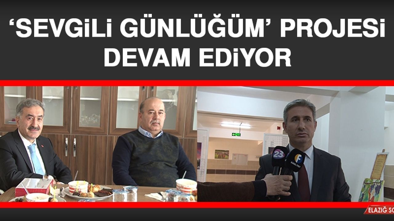 ‘Sevgili Günlüğüm’ Projesi Devam Ediyor