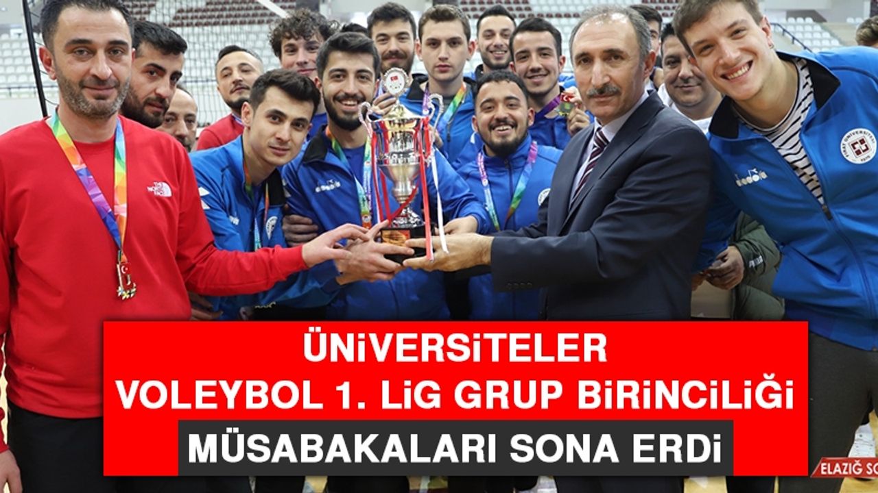 Üniversiteler Voleybol 1. Lig Grup Birinciliği Müsabakaları Sona Erdi