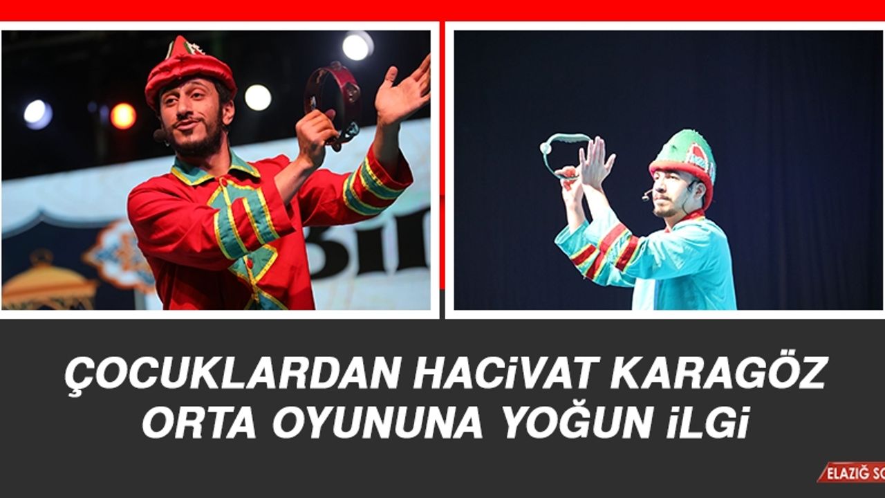 Çocuklardan Hacivat Karagöz Orta Oyununa Yoğun İlgi